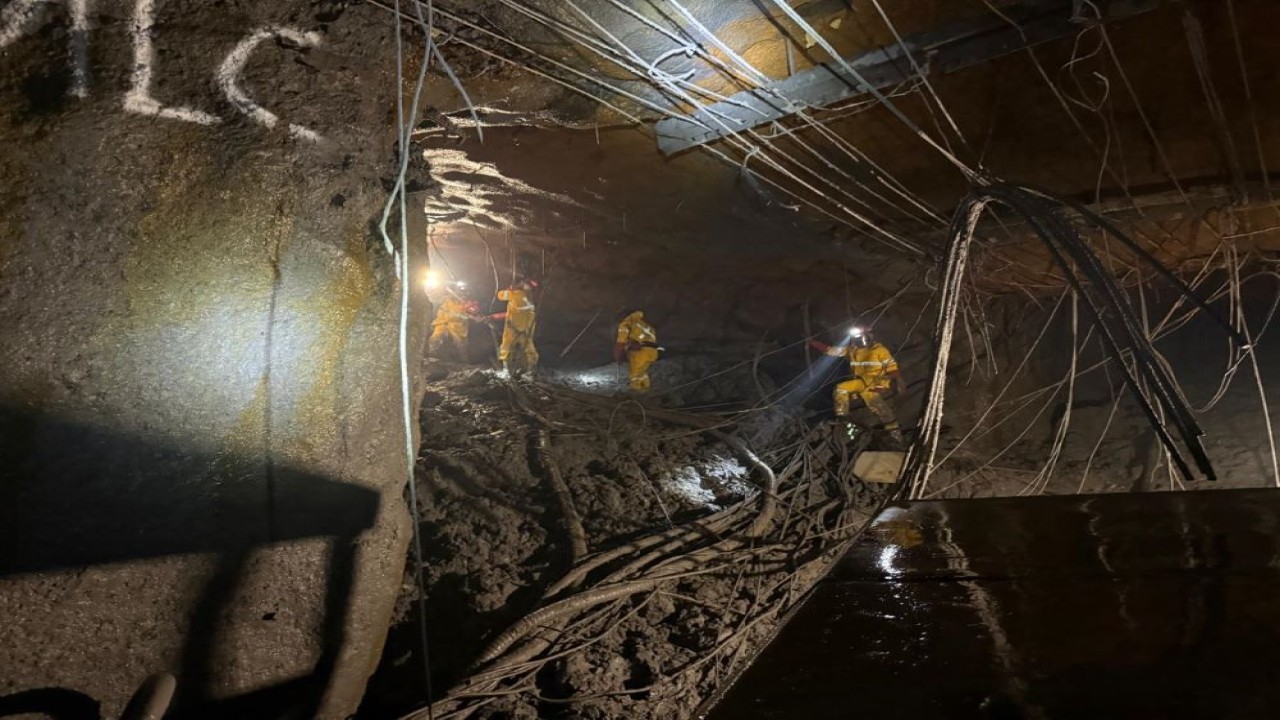 Tim Penyelamat temukan dua dari tujuh pekerja terdampak material basah di area Grasberg Block Cave/Foto: Istimewa