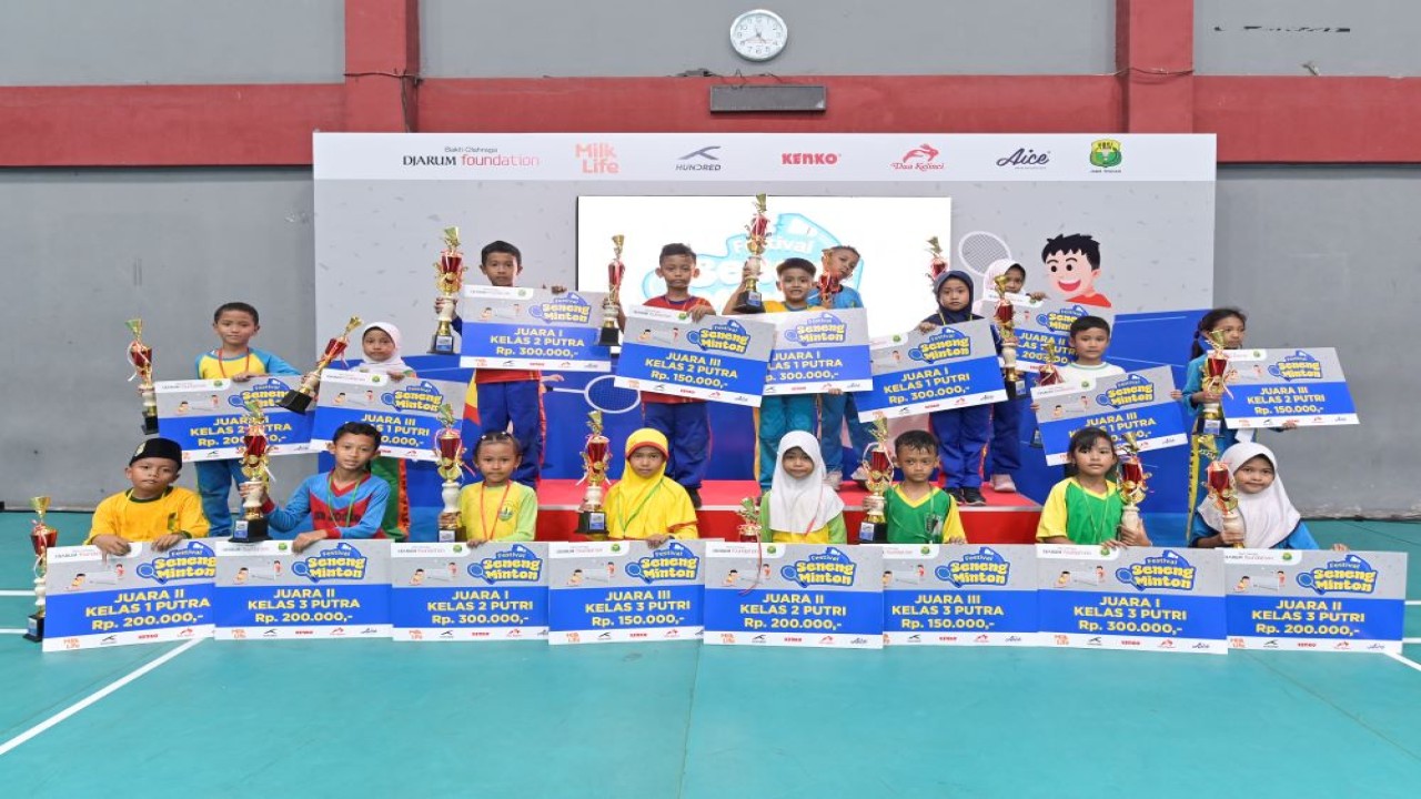 Para pemenang Festival SenengMinton Solo 2025/ist