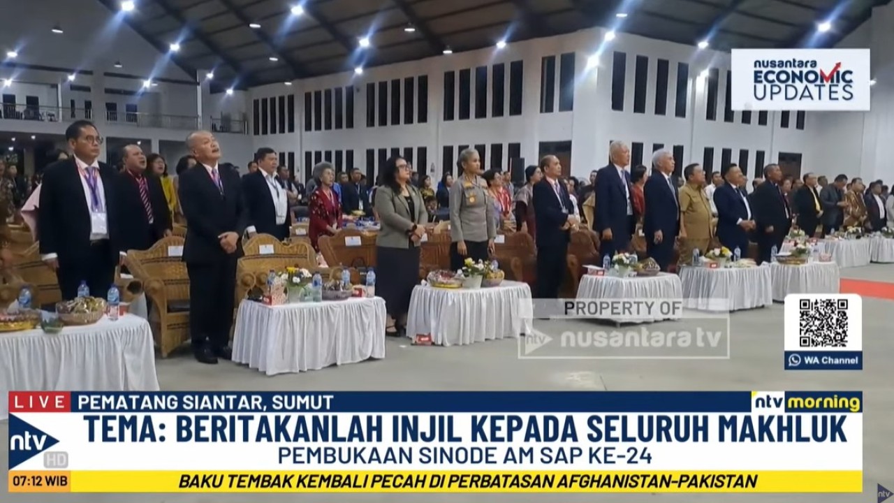 Wakil Menteri Koordinator Bidang Hukum, Hak Asasi Manusia, Imigrasi, dan Pemasyarakatan, Otto Hasibuan, resmi membuka Sinode XXIV GKPI tahun 2025.