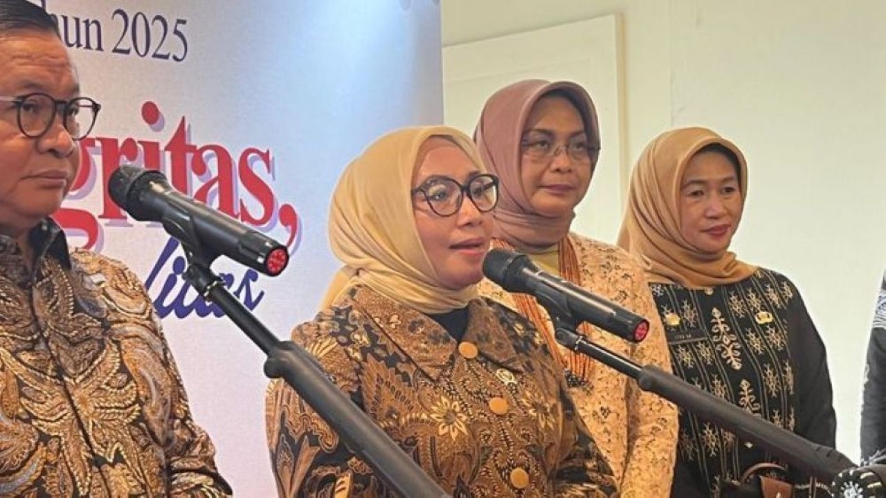 Menteri Pemberdayaan Perempuan dan Perlindungan Anak (PPPA), Arifah Fauzi. (Foto: NTVNews.id/ Adiansyah)
