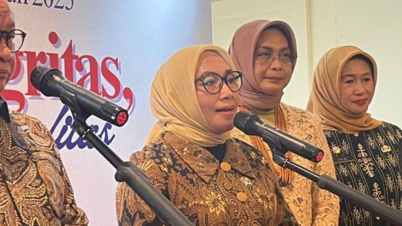 Menteri Pemberdayaan Perempuan dan Perlindungan Anak (PPPA), Arifah Fauzi. (Foto: NTVNews.id/Adiansyah)