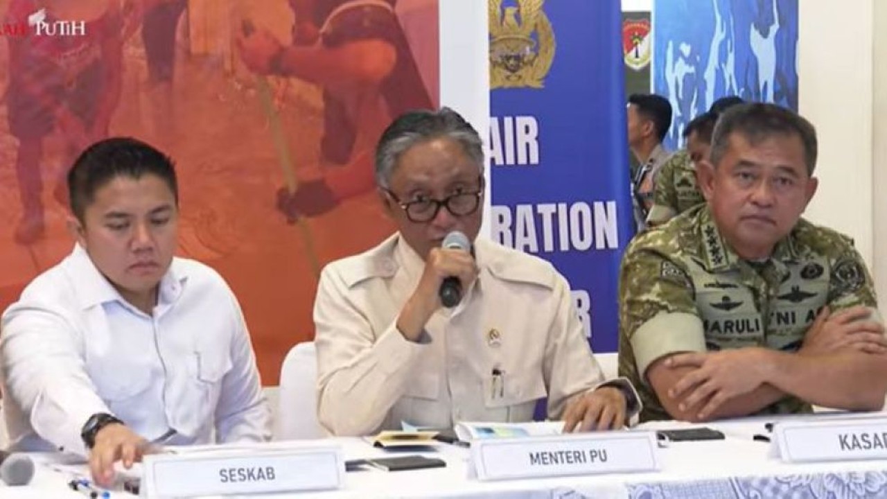 Menteri PU Dody Hanggodo. (Foto: Youtube Sekretariat Presiden)