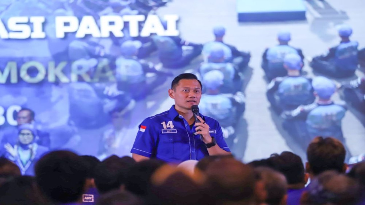 Ketua Umum Partai Demokrat Agus Harimurti Yudhoyono.