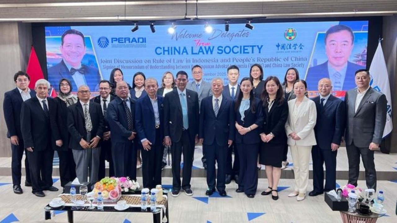 Peradi menerima kunjungan delegasi China Law Society (CLS)