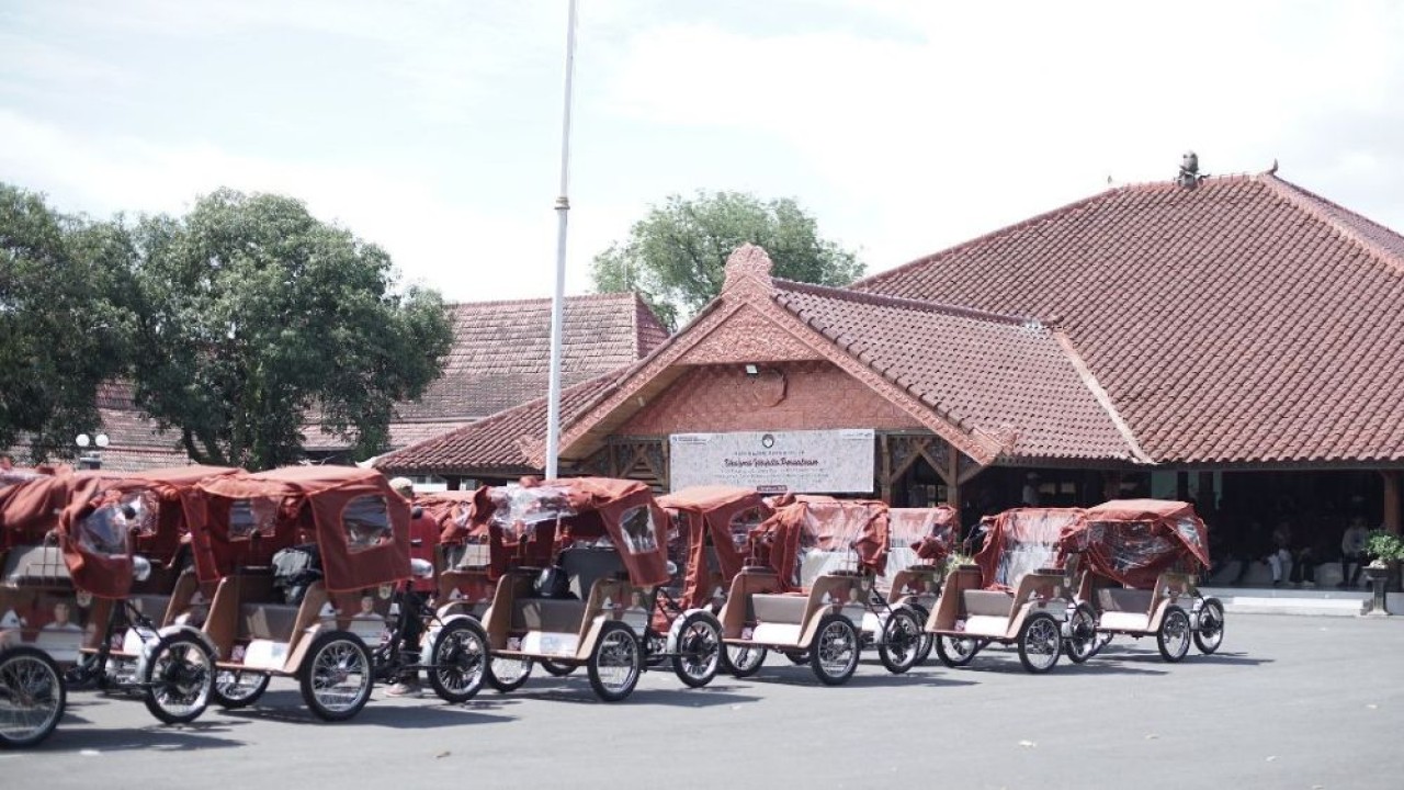 Becak Listrik dari Presiden Prabowo Subianto. (Foto: Istimewa)