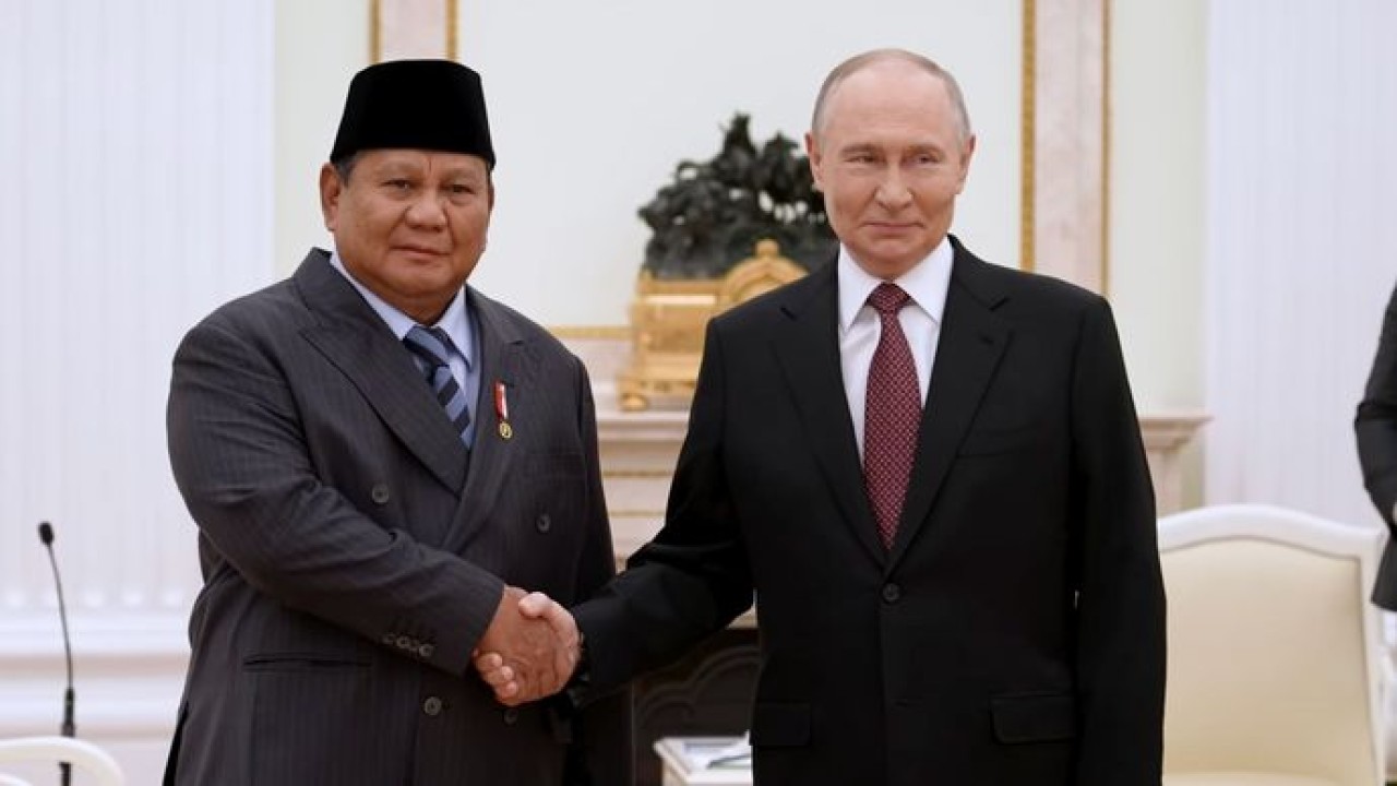 Presiden Prabowo dan Presiden Putin (YouTube)