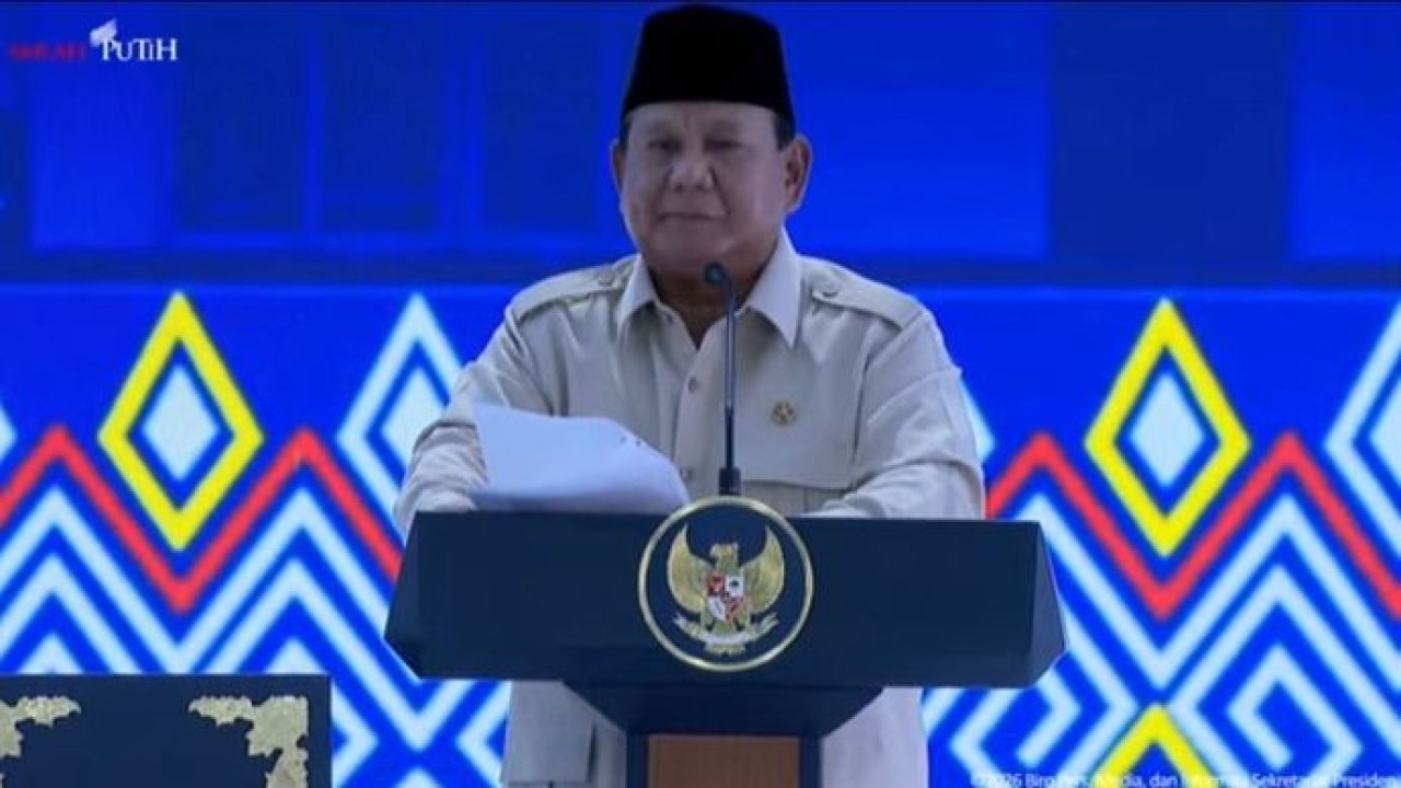 Prabowo Subianto dalam peresmian Sekolah Rakyat (Istimewa)