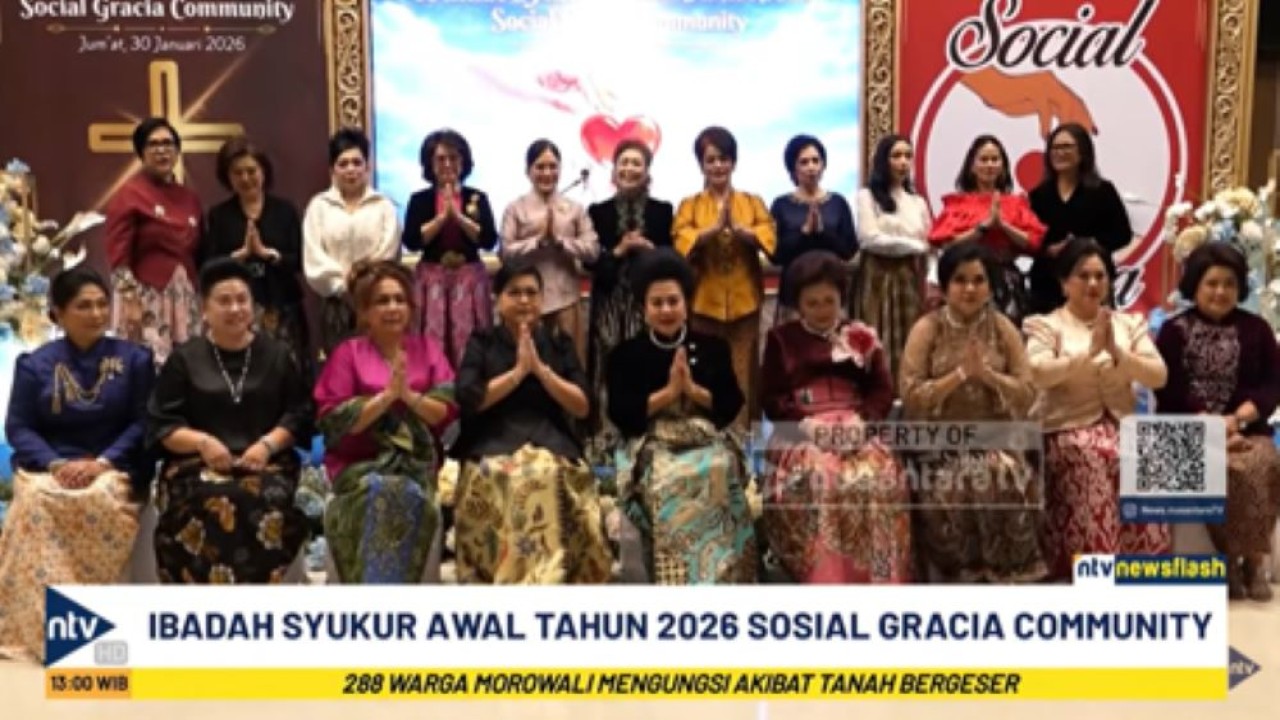 Perkumpulan Social Gracia Community menggelar ibadah syukur awal tahun 2026