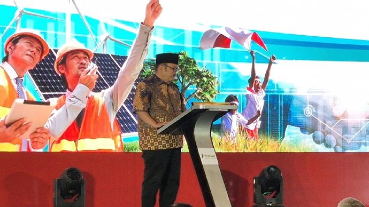 Menteri Perencanaan Pembangunan Nasional/Kepala Bappenas Rachmat Pambudy menyampaikan pentingnya pelaksanaan program Makan Bergizi Gratis (MBG) dalam pemerintahan Presiden Prabowo Subianto. (Ntvnews.id-Muslimin Trisyuliono)
