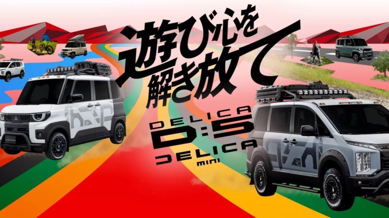 Mitsubishi meramaikan Tokyo Auto Salon 2026 dengan Festival Delica. (Foto: Istimewa via Carscoops)
