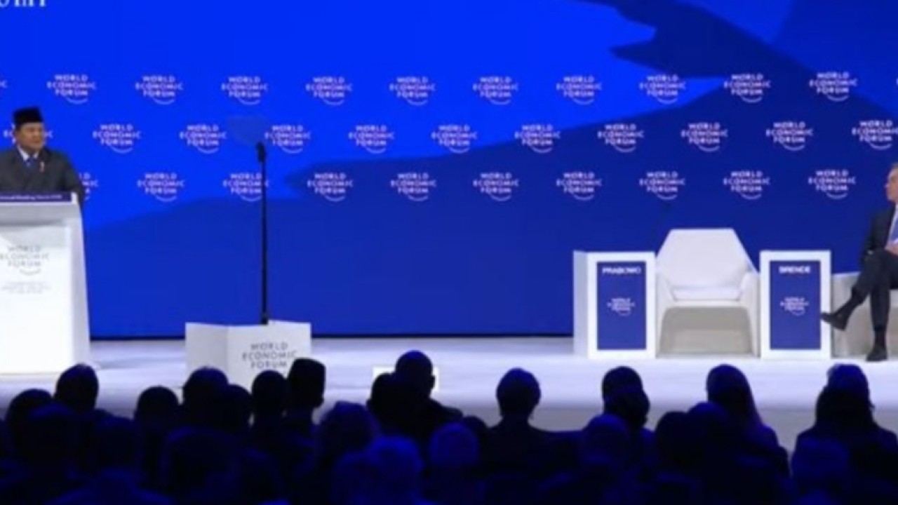 Prabowo Subianto di WEF Davos Swis (Istimewa)