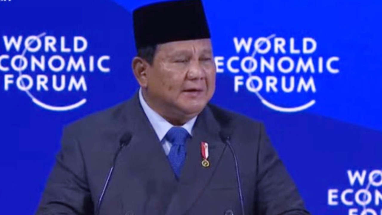 Prabowo Subianto di WEF Davos Swis (Istimewa)