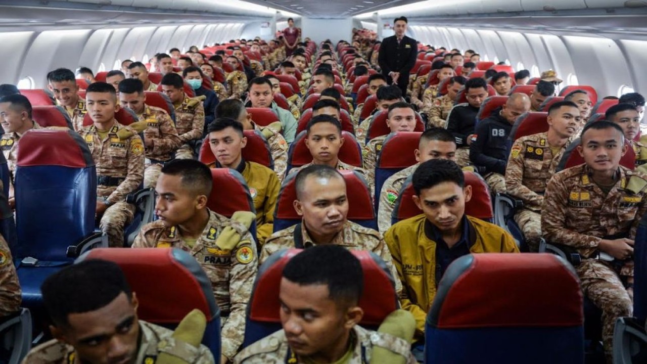 Keseluruhan total praja IPDN yang berangkat ke Aceh Tamiang yaitu 1.138 orang. (Foto: Istimewa)