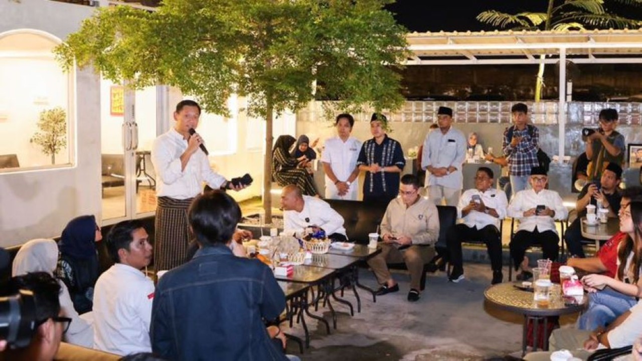 Diskusi dengan Komunitas Pemuda Ekraf, Menko AHY Pastikan Infrastruktur Dukung Industri Kreatif.