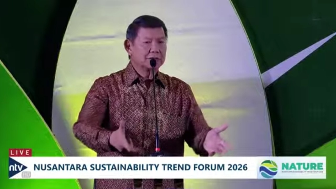 Hashim Djojohadikusumo. (Tangkap layar Nusantara TV)