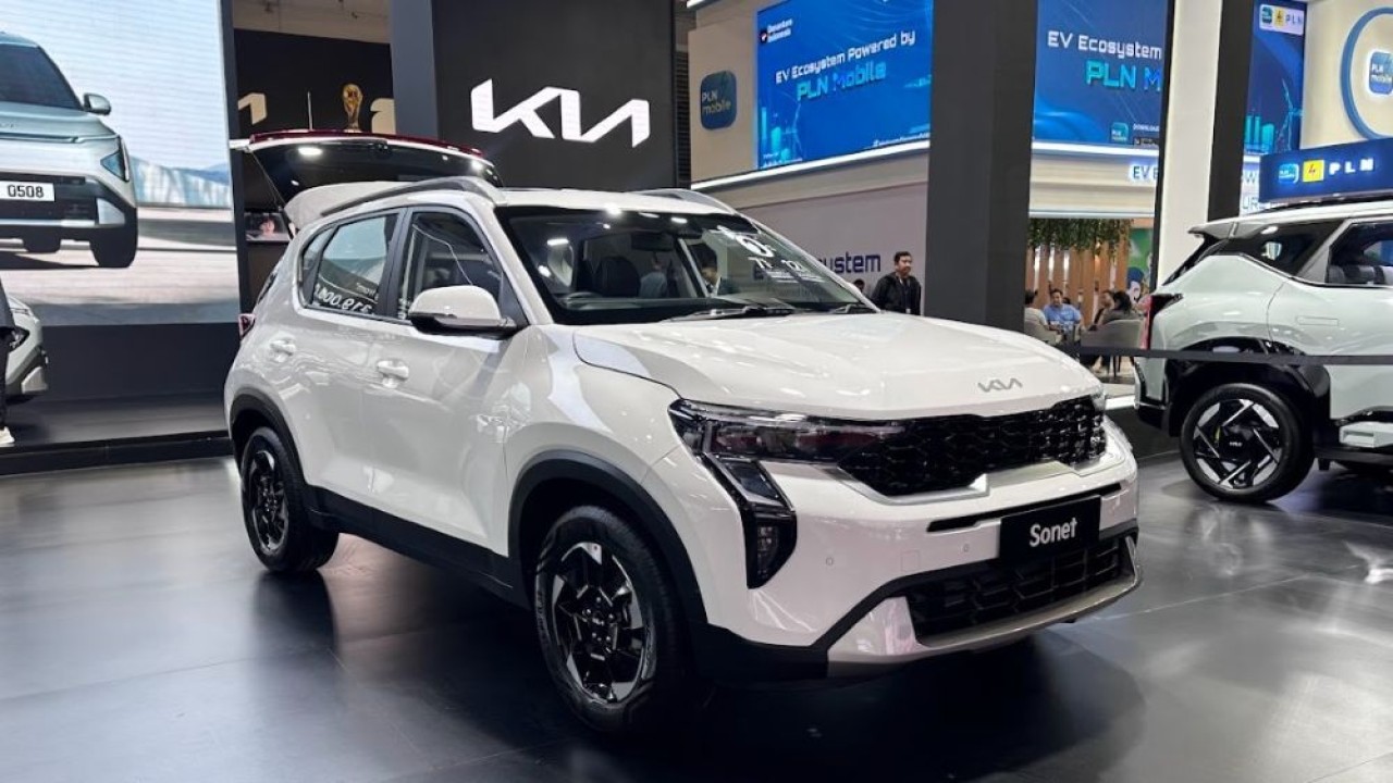 New Kia Sonet 2026 dihadirkan di ajang IIMS 2026. (Foto: Dok/Istimewa/KSI)