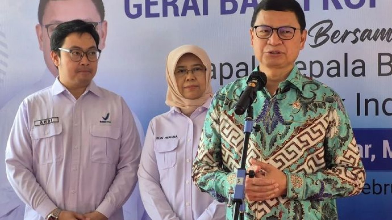 Kepala Badan Pengawas Obat dan Makanan (BPOM) Taruna Ikrar (kanan) dalam konferensi pers di Jakarta, Rabu, 25 Februari 2026. ANTARA/Sean Filo Muhamad (Antara)