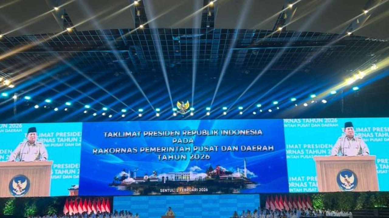 Prabowo Subianto di Rakornas Pemerintah Pusat dan Daerah (NTVnews)