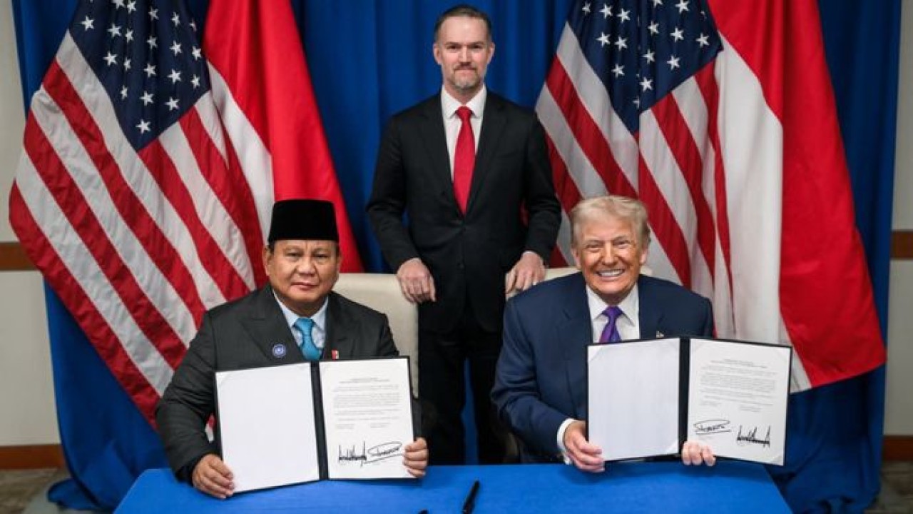 Presiden Prabowo dan Presiden Donlad Trump (Istimewa)