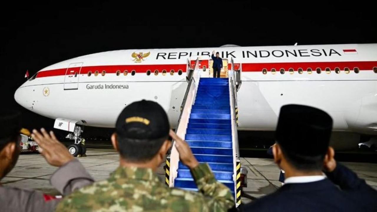 Presiden Prabowo Subianto bertolak menuju Moskow, Federasi Rusia, pada Minggu malam, 12 April 2026. (Foto: Istimewa)