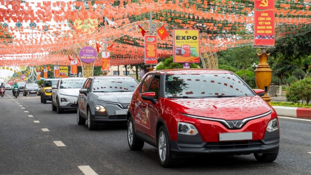 VinFast mencetak rekor 3.520 pesanan mobil listrik dalam Sehari di Vietnam. (Foto: Dok/Istimewa)