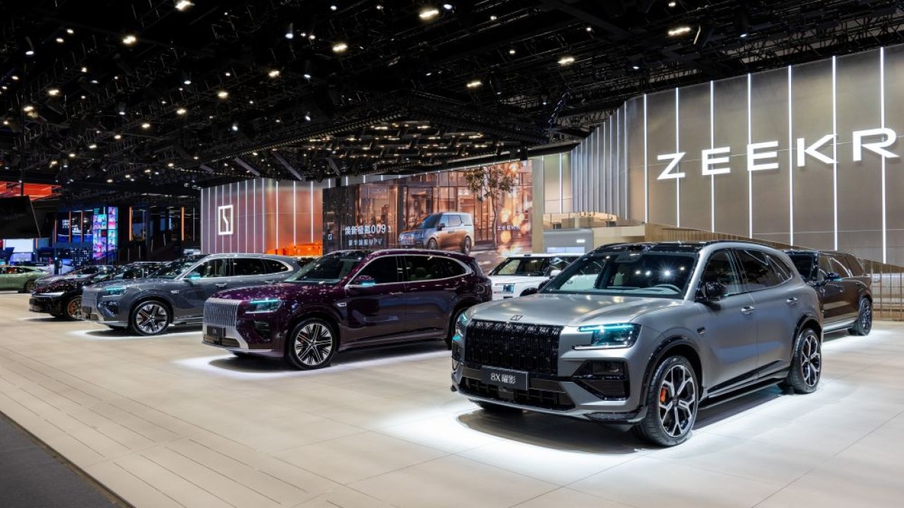 ZEEKR menampilkan lini lengkap di Auto China 2026. (Foto: Dok/Istimewa)