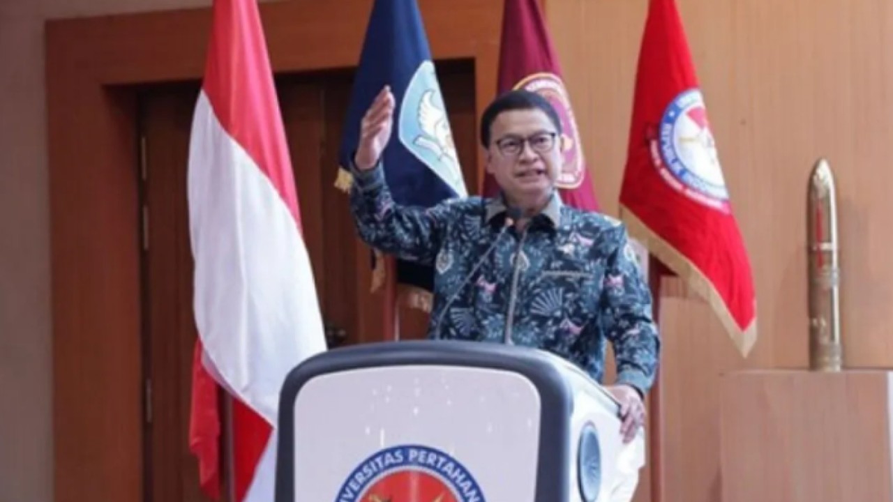 Kepala Badan Pengawas Obat dan Makanan (BPOM) Taruna Ikrar dalam Aksi Nasional (Aknas) Pencegahan Penyalahgunaan Obat-Obat Tertentu (OOT) “Lawan Penyalahgunaan OOT, Selamatkan Generasi Bangsa” di Universitas Pertahanan (Unhan RI), Jakarta, Senin (18/05/2026). ANTARA/HO-BPOM (Antara)