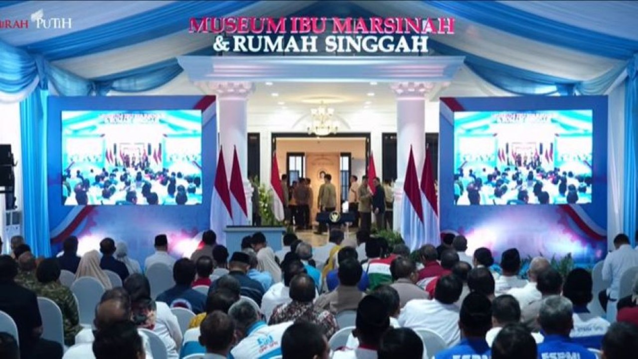 Presiden Prabowo Subianto di peresmian Museum Marsinah di Desa Nglundo, Kabupaten Nganjuk, Jawa Timur, Sabtu, 16 Mei 2026. (Foto: Istimewa)