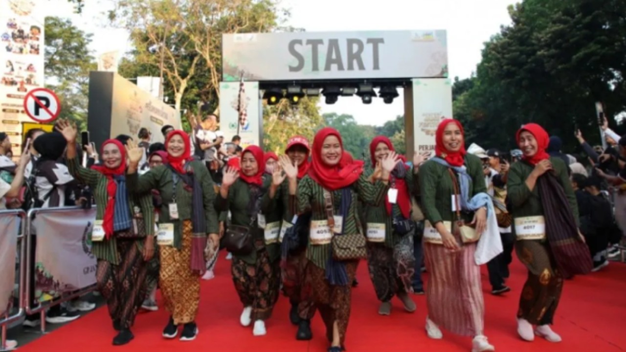 Peserta mengikuti rangkaian peringatan Hari Jamu Nasional di Jakarta, Minggu (7/6/2026). (ANTARA/HO - BPOM) (Antara)