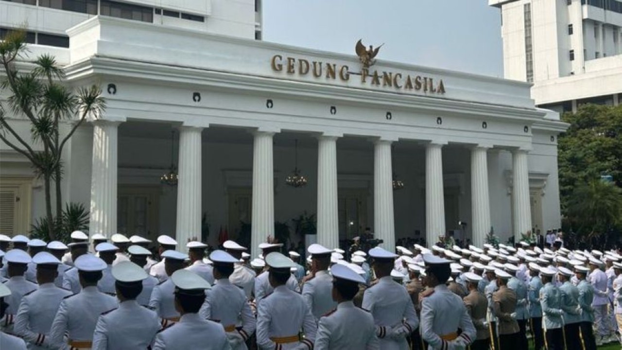 Presiden Prabowo Subianto saat menjadi inspektur Upacara Peringatan Hari Lahir Pancasila, Senin, 1 Juni 2026. (Foto: Istimewa)