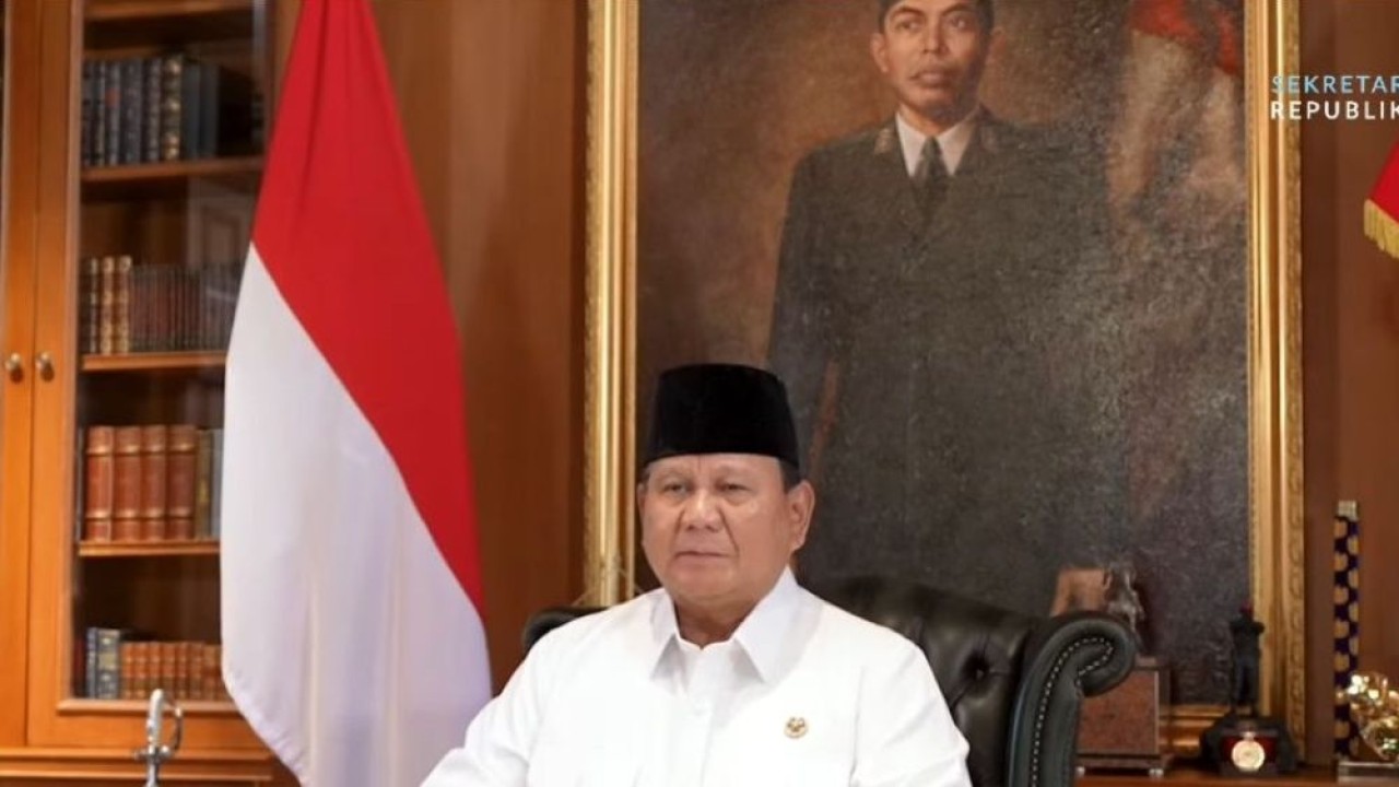 Presiden Prabowo Subianto menyampaikan ucapan selamat kepada seluruh umat Buddha yang memperingati Hari Raya Waisak 2570 Buddhist Era. (BE) (Foto: Istimewa)