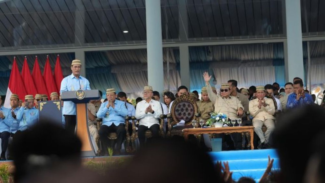 Presiden Prabowo Subianto menghadiri puncak Pekan Nasional (PENAS) Petani dan Nelayan XVII 2026 di Gorontalo, Rabu, 24 Juni 2026. (Foto: Istimewa)
