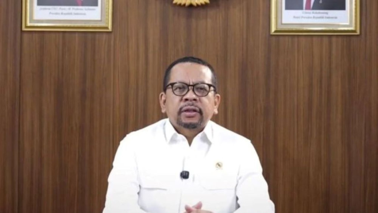 Kepala Badan Komunikasi (Ka Bakom) Pemerintah RI Muhammad Qodari memberikan informasi terbaru mengenai program-program strategis pemerintah dalam tayangan video yang diakses dari Badan Komunikasi Pemerintah RI di Jakarta, Selasa, 21 Juli 2026. (Antara)