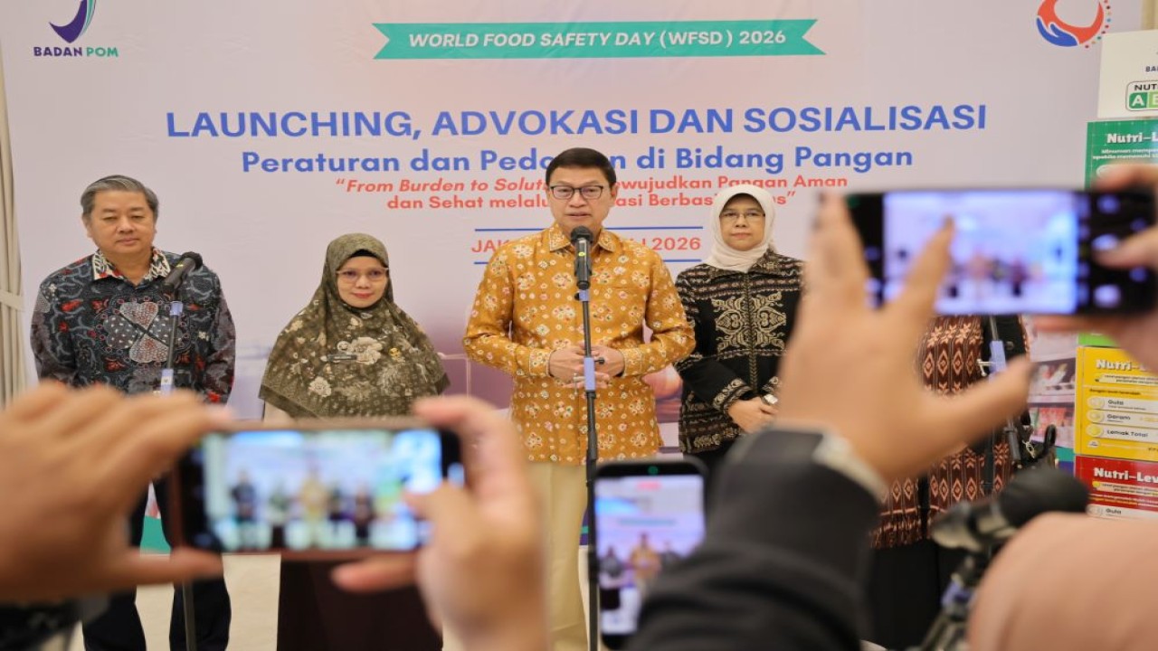 Kepala BPOM RI Prof. Dr. Taruna Ikrar hadirkan regulasi berbasis sains untuk lindungi pangan Nasional/Ist