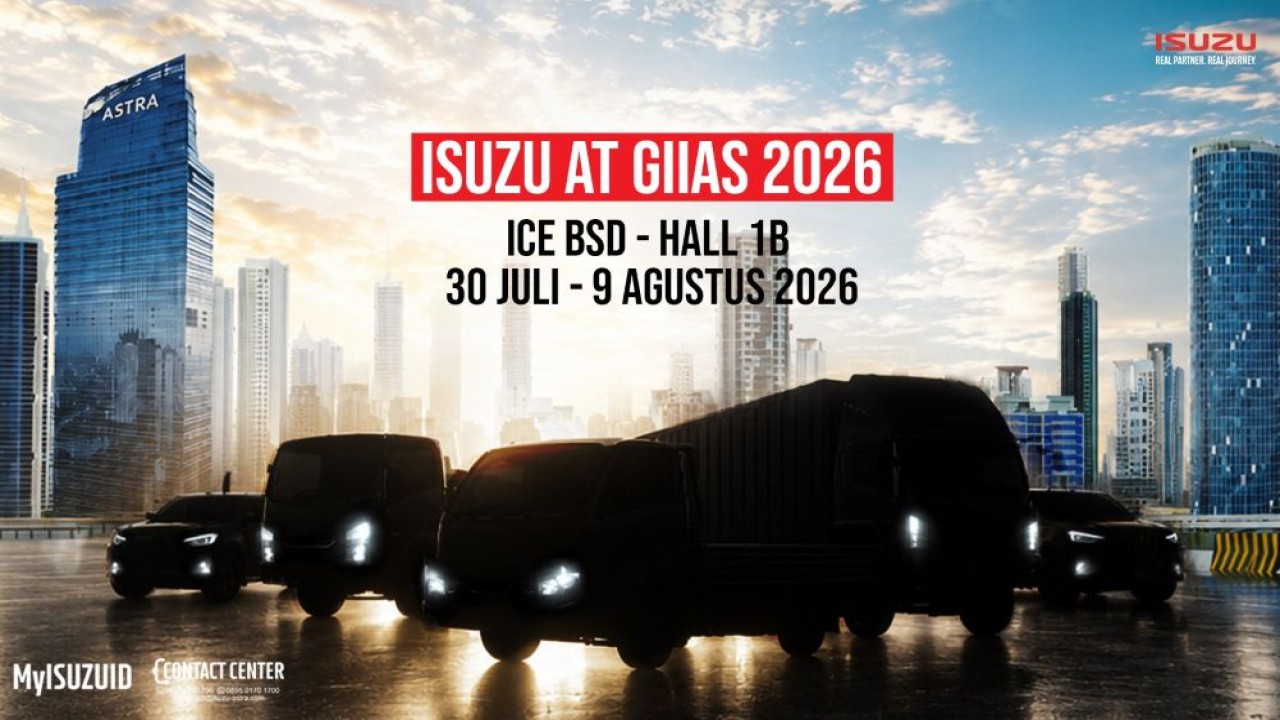 Lima kendaraan niaga Isuzu siap tampil beda di GIIAS 2026. (Foto: Dok/Istimewa)