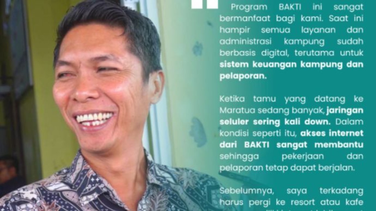 Sekretaris Kampung Payung-Payung Pulau Maratua, Kabupaten Berau, Kalimantan Timur, Rino (Instagram)