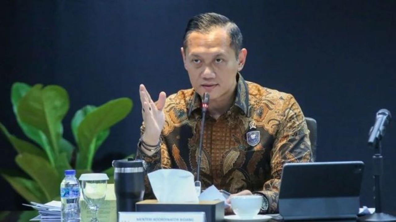 Menteri Koordinator Bidang Infrastruktur dan Pembangunan Kewilayahan (Menko IPK) Agus Harimurti Yudhoyono (AHY). (Foto: ANTARA/HO-Kemenko Infrastruktur dan Pembangunan Kewilayahan)