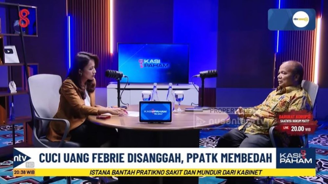 Tangkapan layar program KASI PAHAM Nusantara TV episode Selasa, 11 Agustus 2026. (Foto: Youtube Nusantara TV @NusantaraTVOfficial)