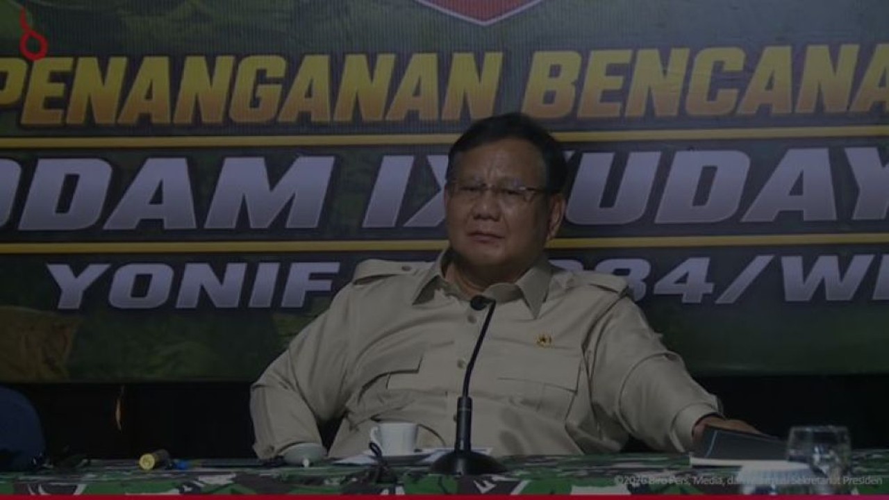 Presiden Prabowo Subianto langsung menggelar rapat untuk membahas penanganan gempa Nusa Tenggara Timur (NTT). (Foto: Istimewa)
