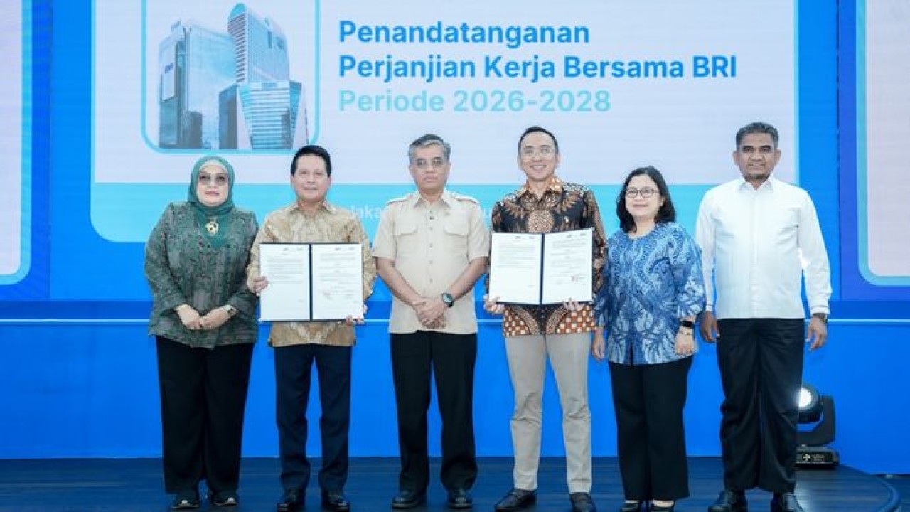 BRI dan Serikat Pekerja BRI Tandatangani PKB 2026-2028, Perkuat Hubungan Industrial yang Harmonis dan Berkelanjutan