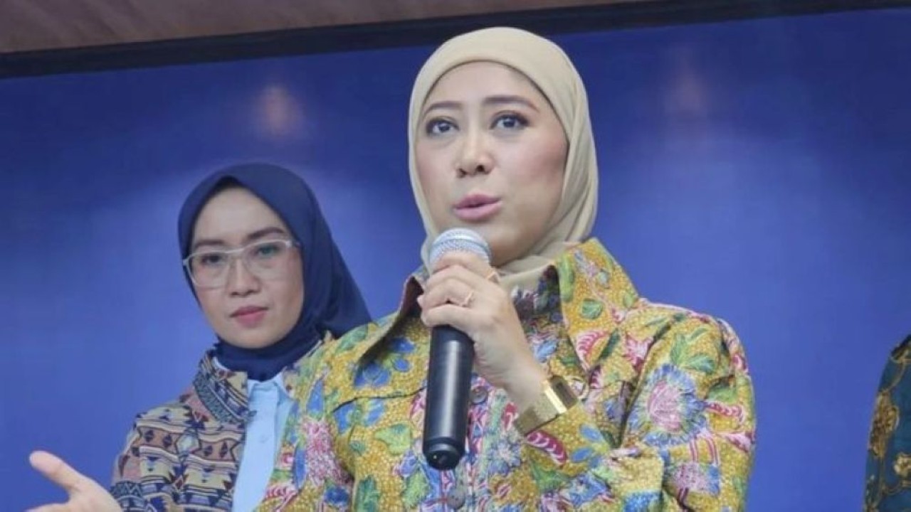 Menteri Komunikasi dan Digital (Menkomdigi) Meutya Hafid di Kantor Kementerian Komunikasi dan Digital, Jakarta Pusat, Senin, 3 Agustus 2026. (Foto: Antara)