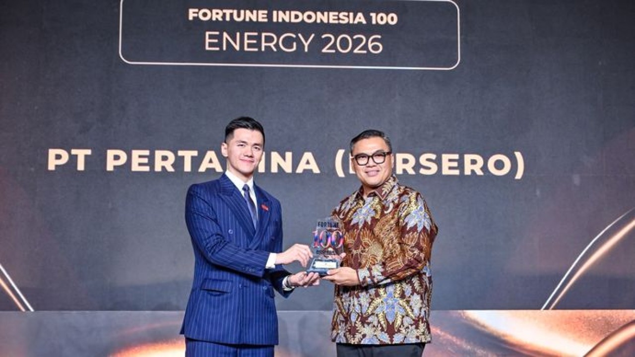 Raih posisi puncak Fortune Indonesia 100 Gala 2026, bukti kinerja Pertamina di antara perusahaan Tanah Air (Istimewa)