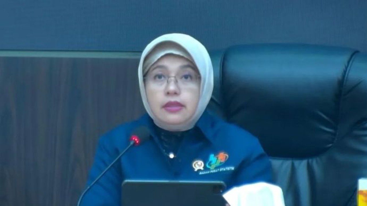 Tangkapan layar - Kepala Badan Pusat Statistik (BPS) Amalia Adininggar Widyasanti