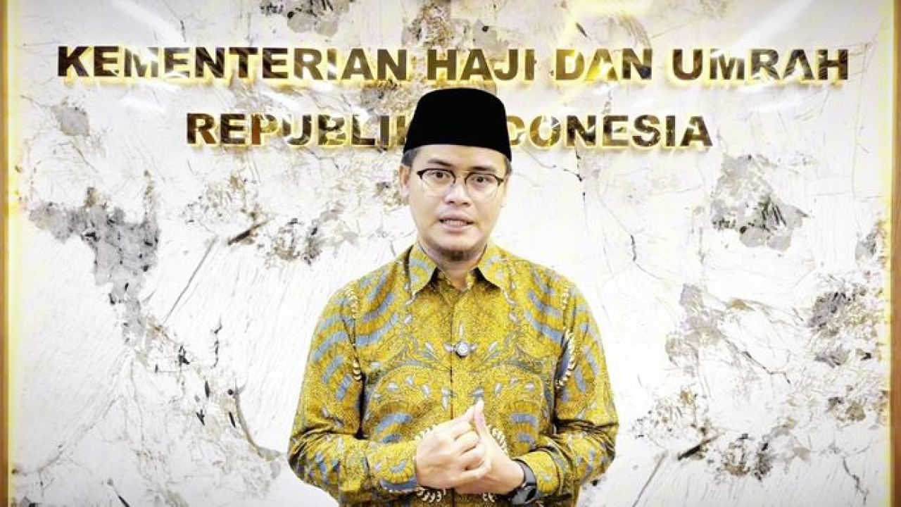Juru Bicara Kementerian Haji dan Umrah RI, Ichsan Marsha, di Jakarta, Senin, 2 Maret 2026. (Bakom RI)