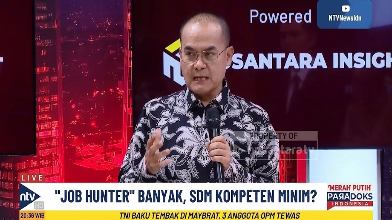 Dirjen Pendidikan Menengah dan Pendidikan Khusus Kemendikdasmen, Tatang Muttaqin, Ph.D. dalam program Merah Putih Paradoks Indonesia di Nusantara TV