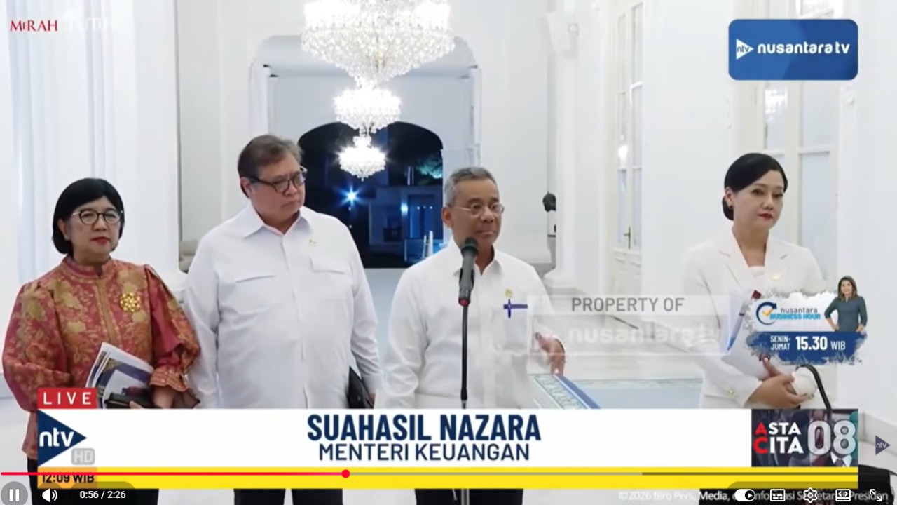 Menteri Keuangan Suahasil Nazara mengklaim pengelolaan program makan bergizi gratis (MBG) semakin efisien.