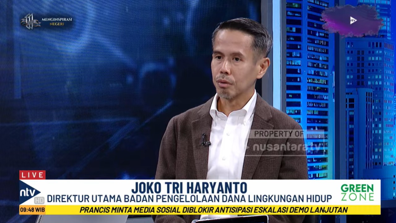 Direktur Utama BPDLH Joko Tri Haryanto menjelaskan pendanaan ekonomi hijau dihimpun melaluii 3 skema