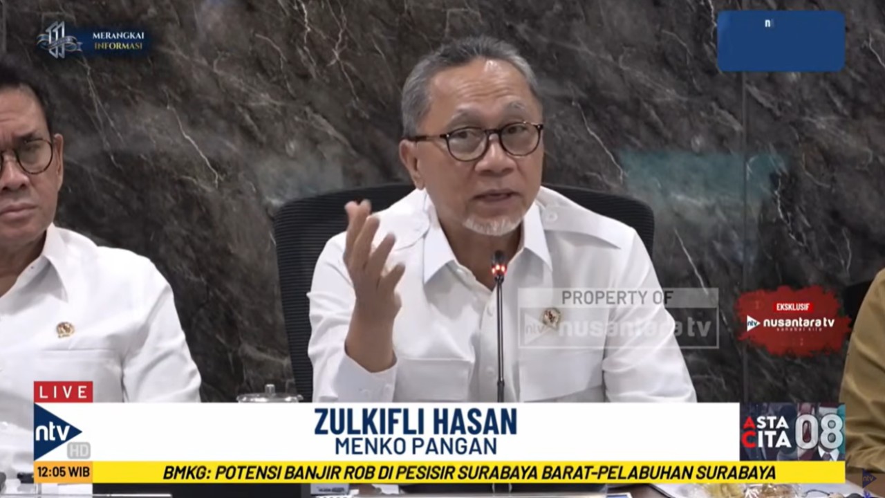 Menteri Koordinator Bidang Pangan Zulkifli Hasan mengatakan pemerintah mempercepat penyaluran bantuan pangan berupa beras untuk 33,2 juta keluarga penerima manfaat