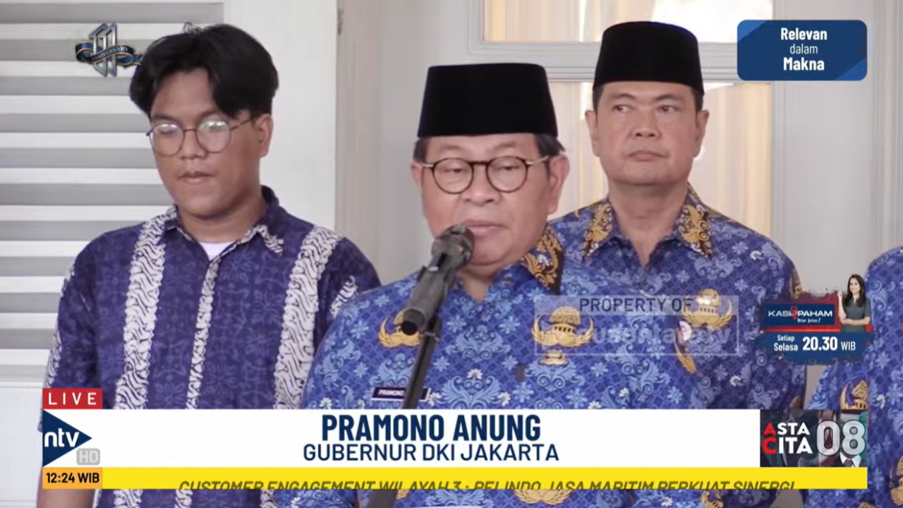 Gubernur DKI Jakarta Pramono Anung