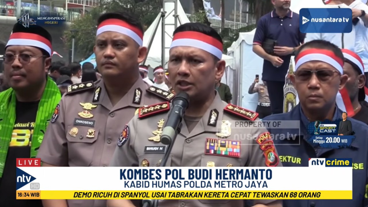 Kabid Humas Polda Metro Jaya Kombes Pol Budi Hermanto